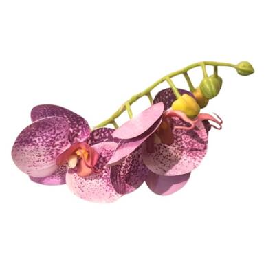 Artificial orchid, purple, in a pot - 2