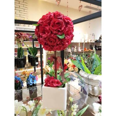 Artificial Rose in a Pot - 3