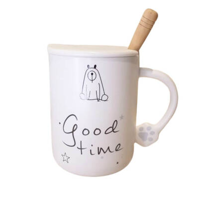 Ceramic cup with spoon - Gallery Gifts & Flowers