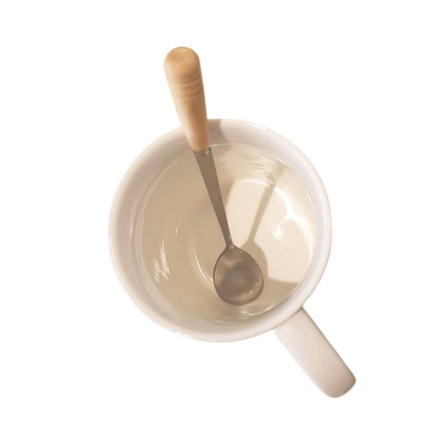 Ceramic cup with spoon - 3