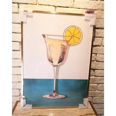 Decorative painting decorated with a clockwork - 5