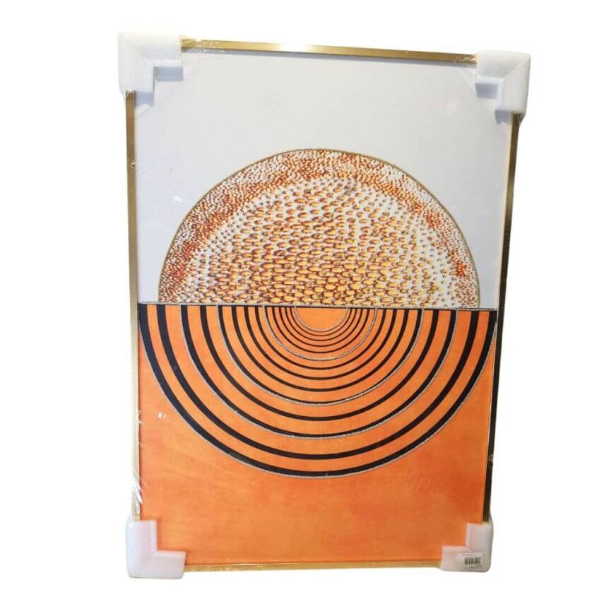 Decorative painting decorated with a clockwork - 2