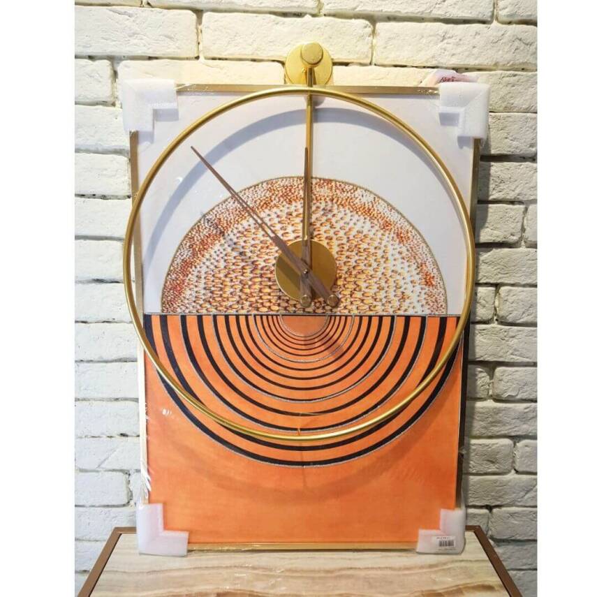 Decorative painting decorated with a clockwork - 4