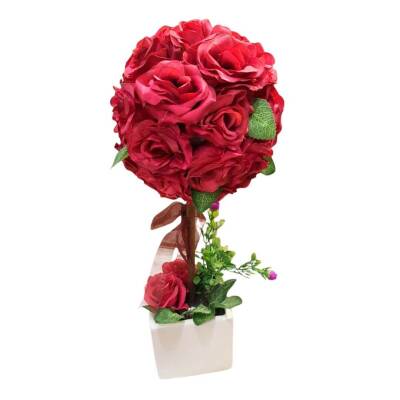 Искусственная роза, в горшке - Gallery Gifts & Flowers