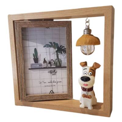 Photo frame, wooden, for 2 pictures - 2