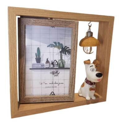 Photo frame, wooden, for 2 pictures - 3