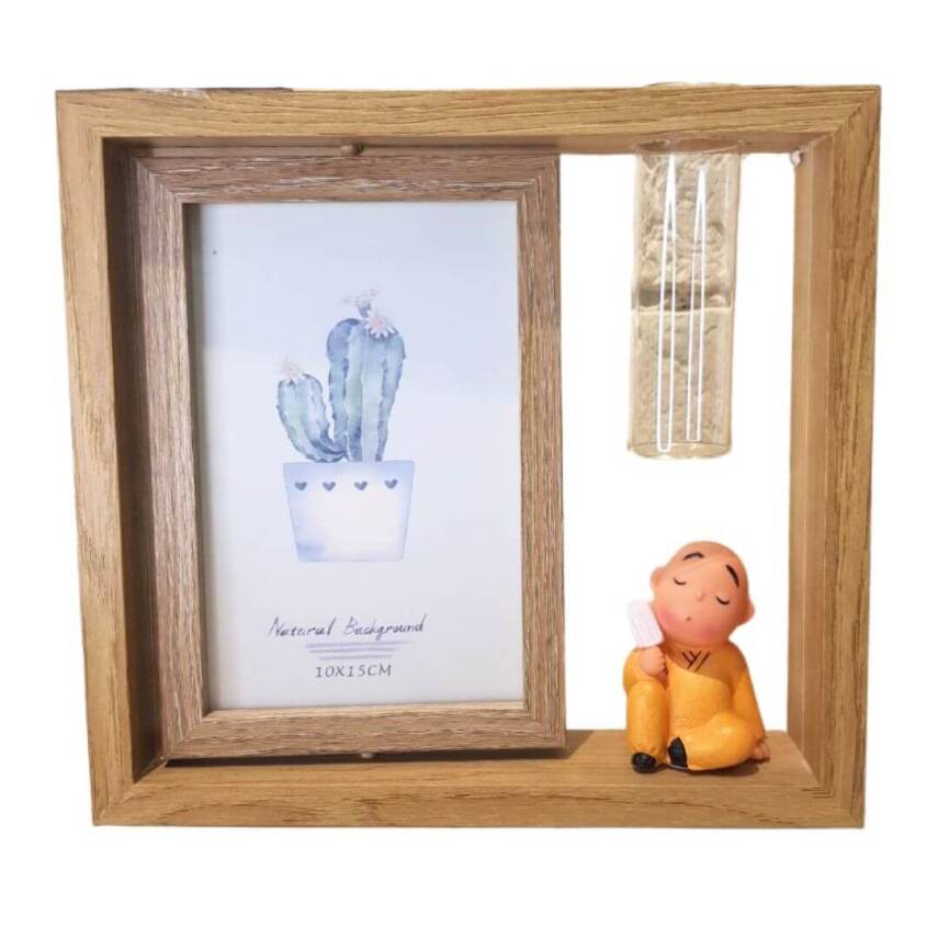 Photo frame, wooden, for 2 pictures - 1