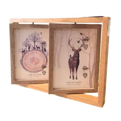 Photo frame, wooden, for 4 pictures - 3