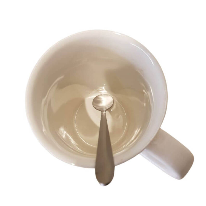 Ceramic cup with spoon - 3