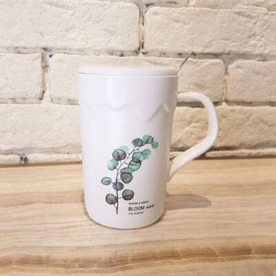 Ceramic cup with spoon - 4